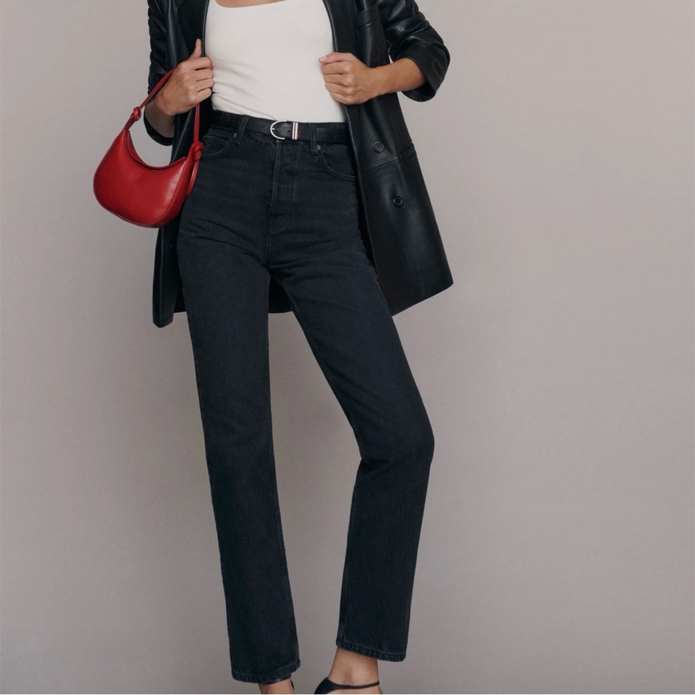 Reformation Cynthia High Rise Straight Jeans - size: 28